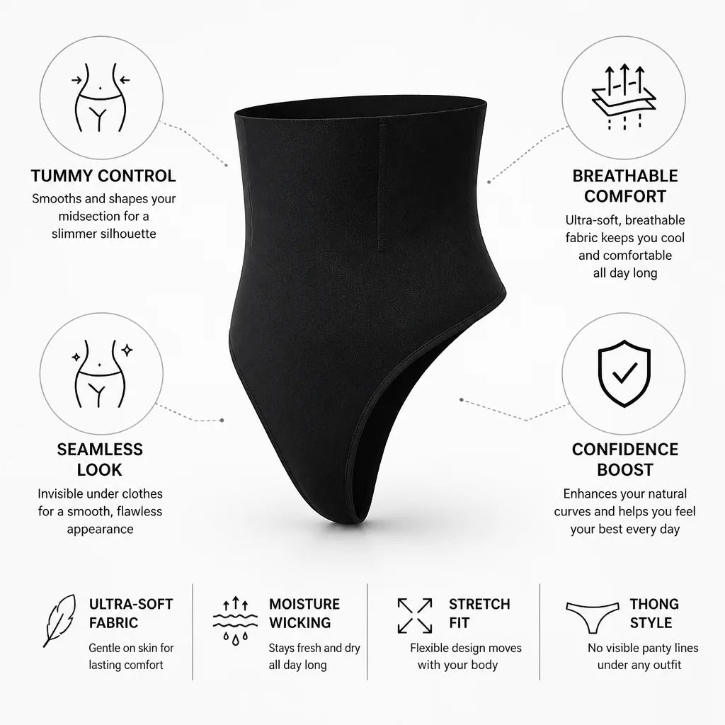 Thong Tummy Control Seamless & Breathable