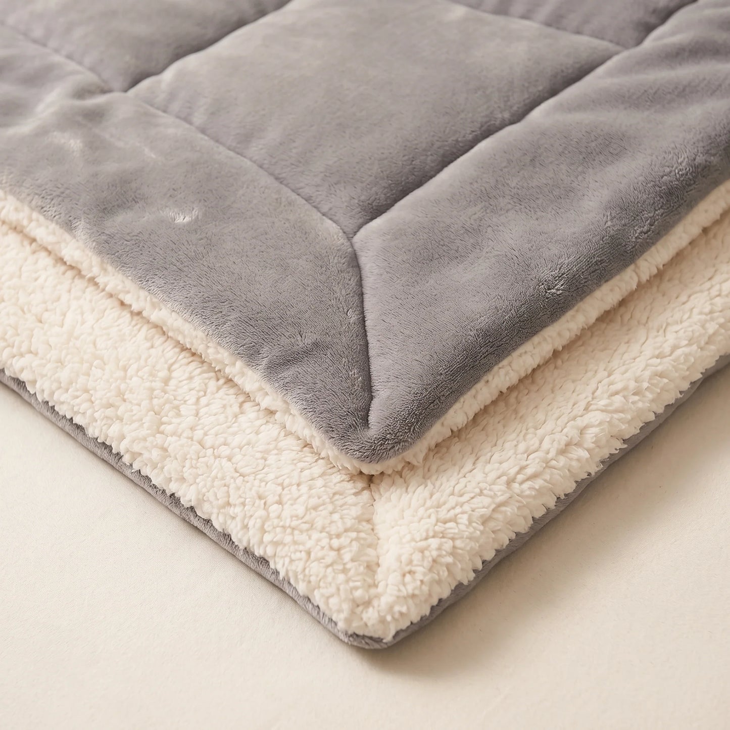 Throw Blanket Double-Sided Faux Lambswool Warm & Soft