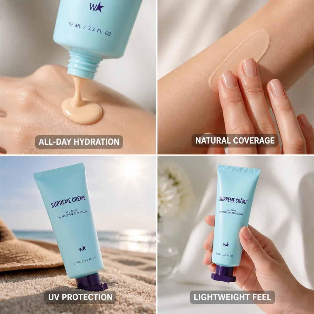 Tinted Moisturizer Moisture-Locking Natural Coverage UV Protection