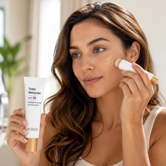Tinted Moisturizer SPF 30 Buildable Coverage Includes Brush