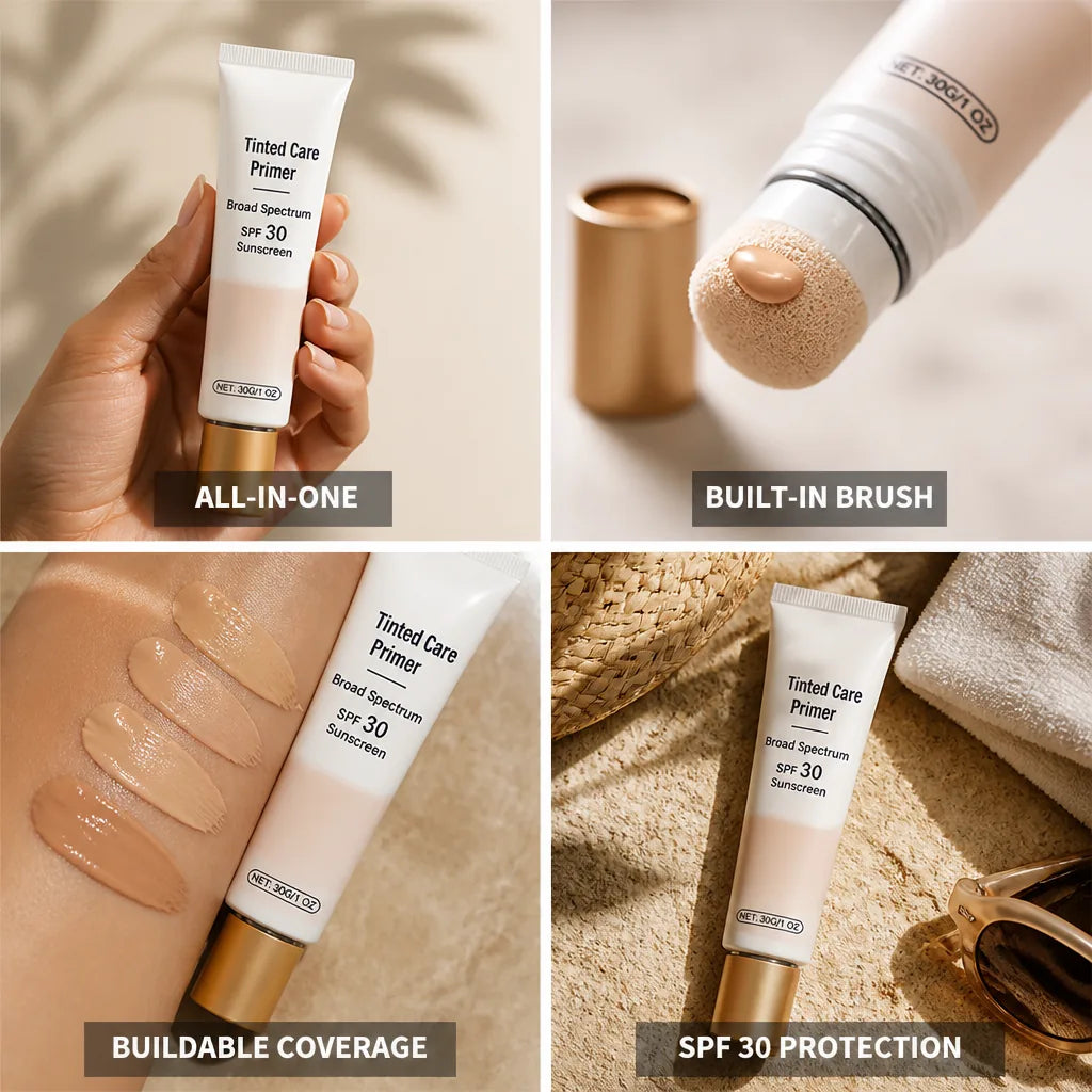 Tinted Moisturizer SPF 30 Buildable Coverage Includes Brush