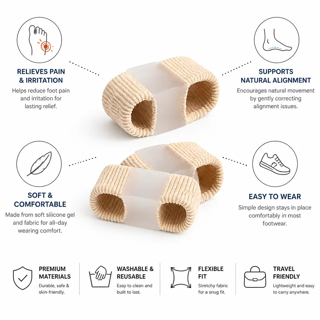 Toe Aligners Soft Gel 3-Pair Pack