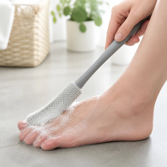 Toe Cleansing Brush Soft Silicone Ergonomic Handle