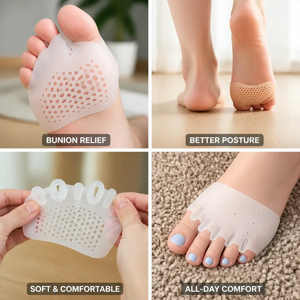 Toe Separator Insoles Silicone Gel Set of 2