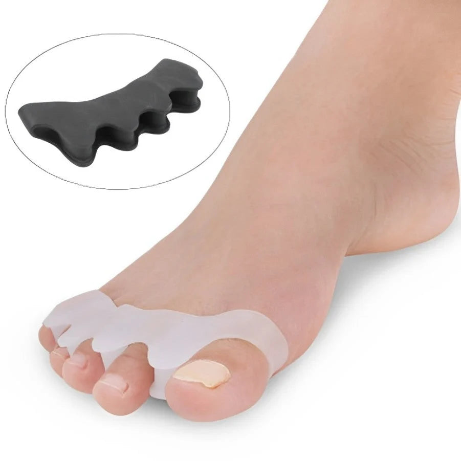 Toe Separators Five-Toe Silicone Gel Pair