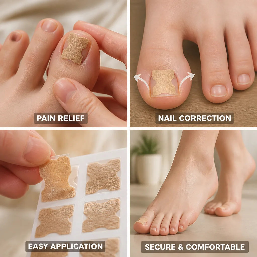 Toenail Correction Patch Painless Elastic Adhesive