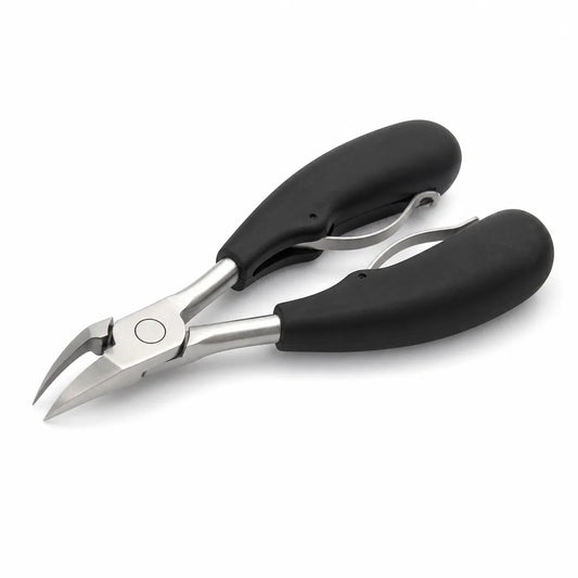 Toenail Scissors Curved Precision Blade Nail Lifter Stainless Steel