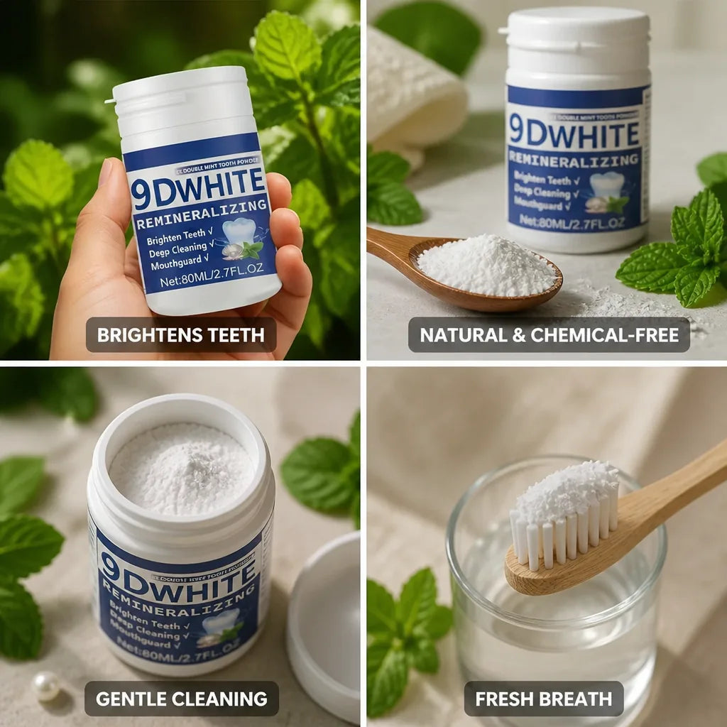 Tooth Powder Brightening Mint & Pearl Extract