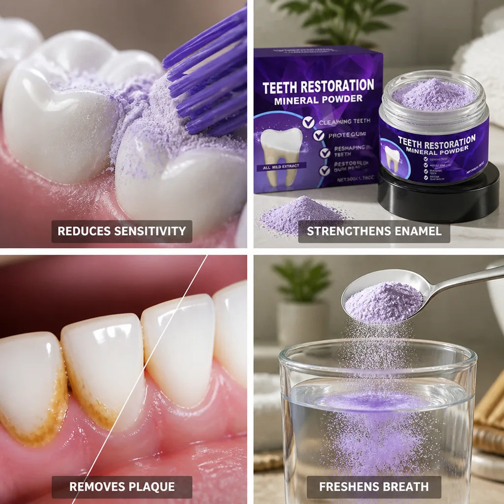 Tooth Powder Remineralizing Nano-Hydroxyapatite For Sensitive Teeth