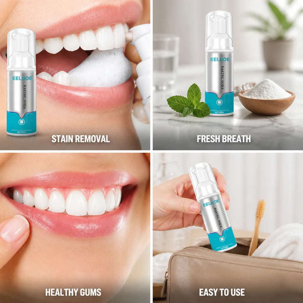 Toothpaste Whitening Foam Baking Soda & Mint