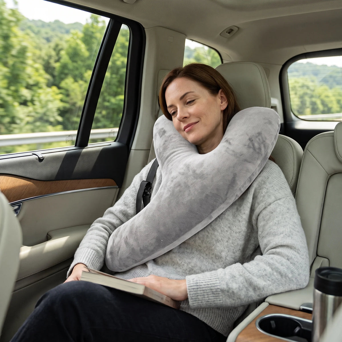 Travel Neck Pillow Adjustable Y-Shaped Ergonomic