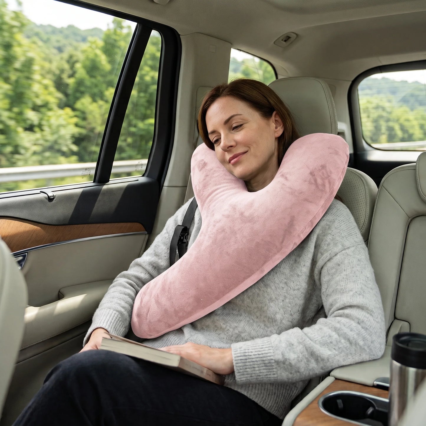 Travel Neck Pillow Adjustable Y-Shaped Ergonomic