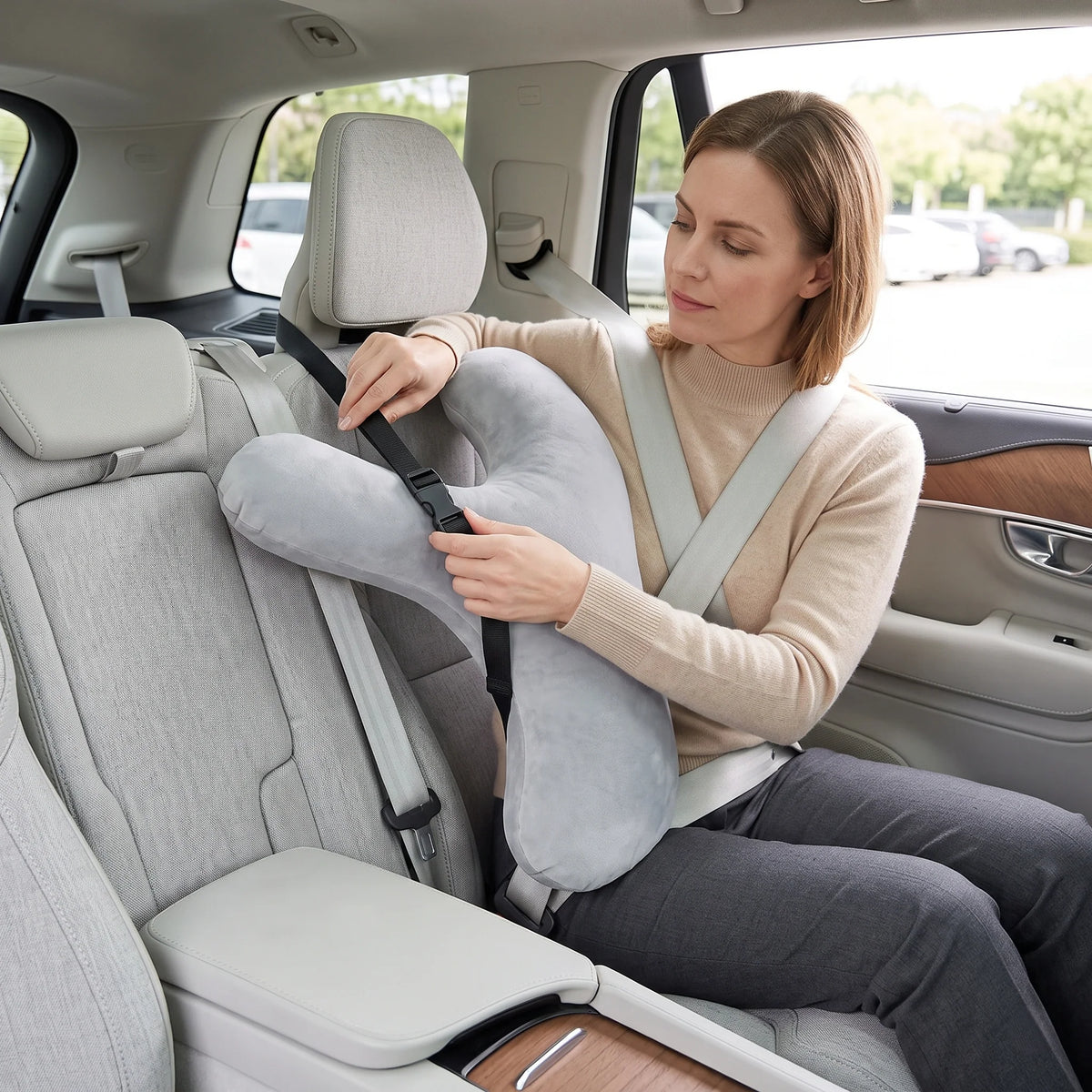 Travel Neck Pillow Adjustable Y-Shaped Ergonomic