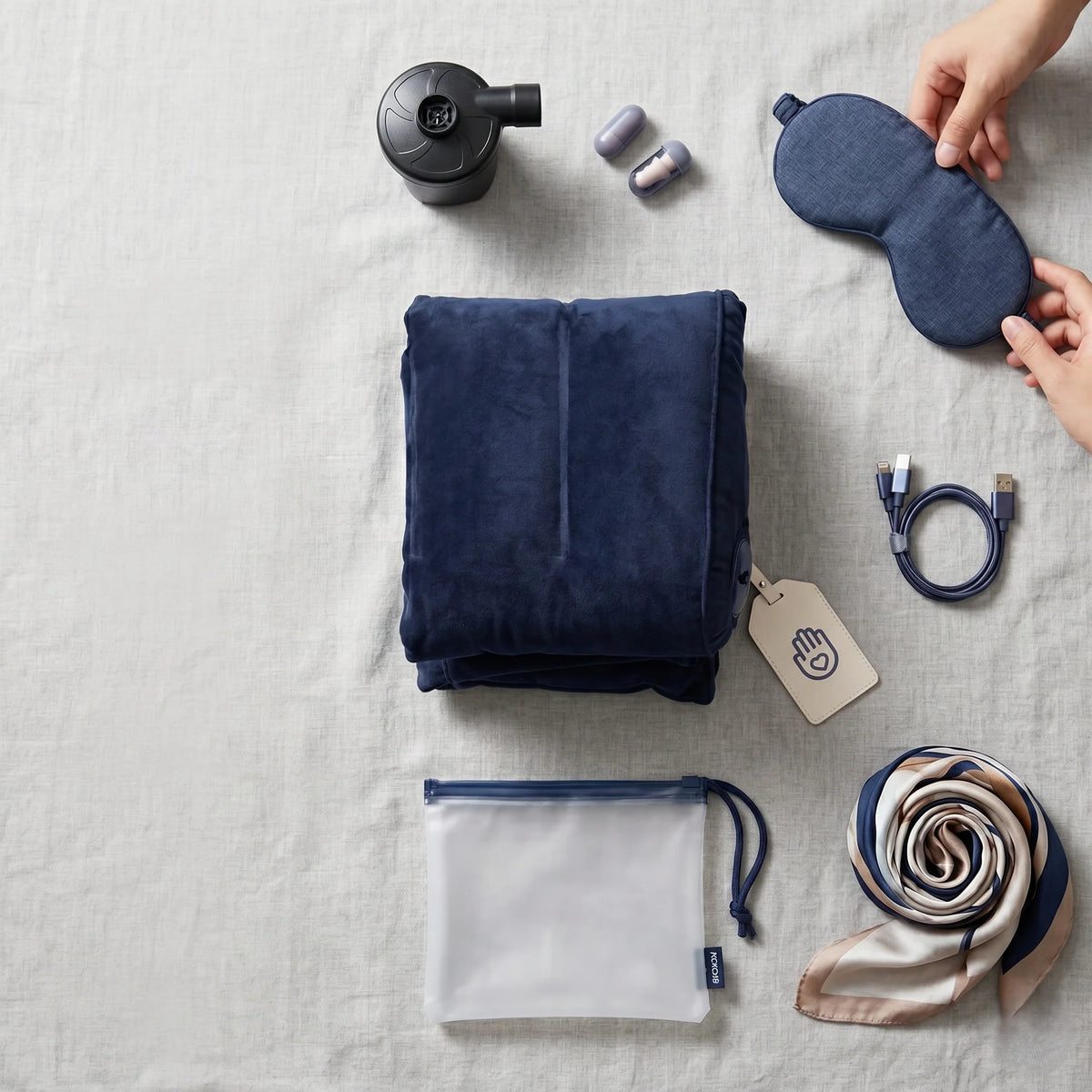 Travel Neck Pillow Ergonomic U-Shape Lightweight