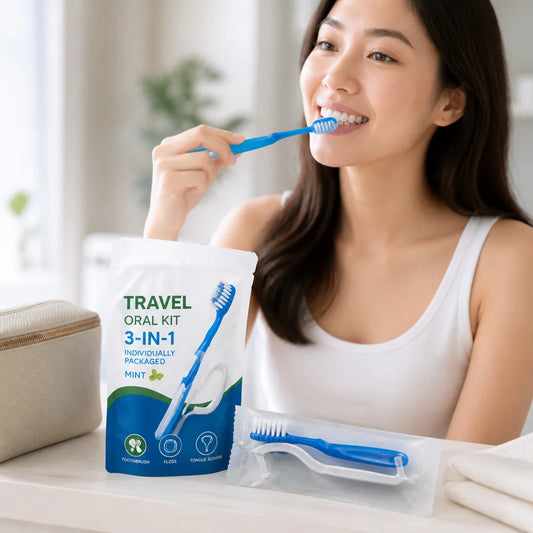 Travel Oral Kit 3-in-1 Individually Packaged Mint