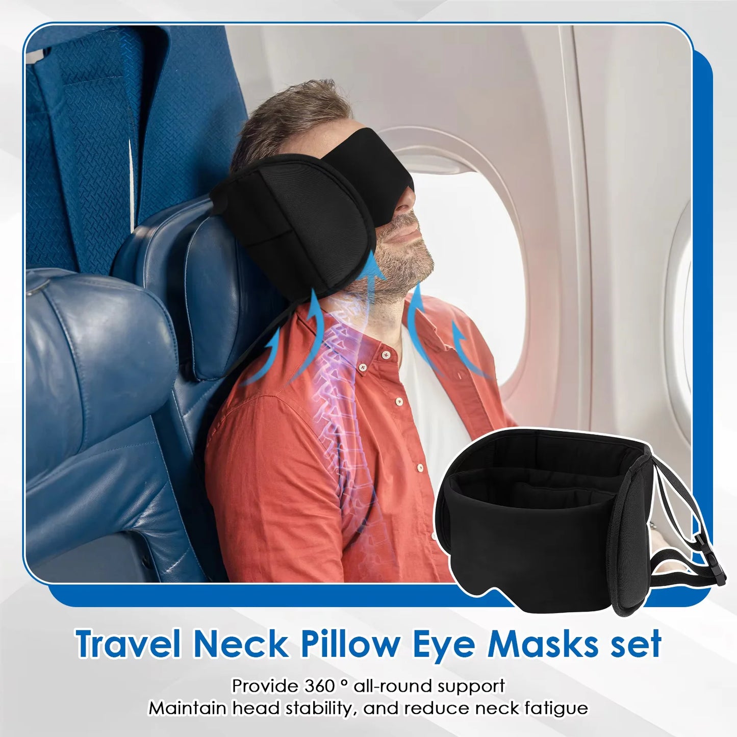 Travel Pillow 360° Head & Neck Support