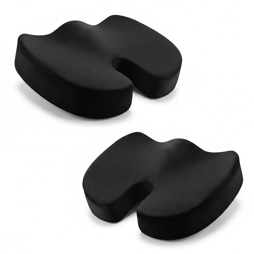 Travel Seat Cushion Memory Foam U-Shaped Tailbone Support