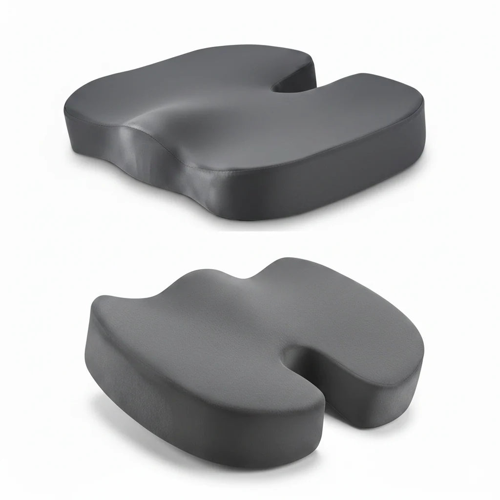 Travel Seat Cushion Memory Foam U-Shaped Tailbone Support