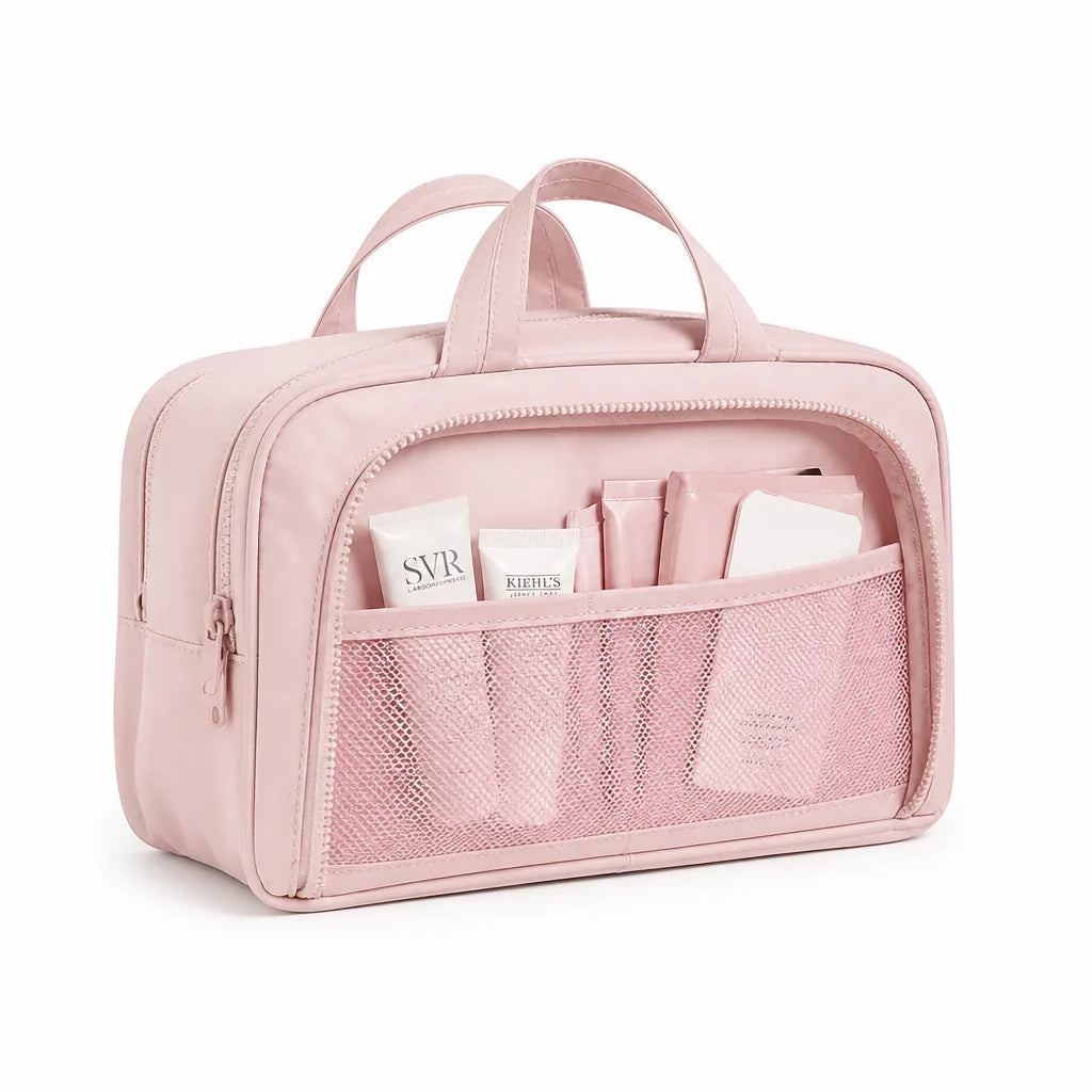 Travel Toiletry Organizer Upright & Leakproof Multiple Colors