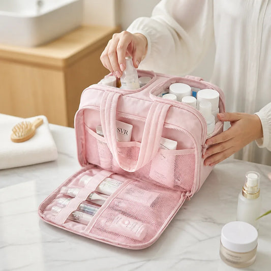 Travel Toiletry Organizer Upright & Leakproof Multiple Colors
