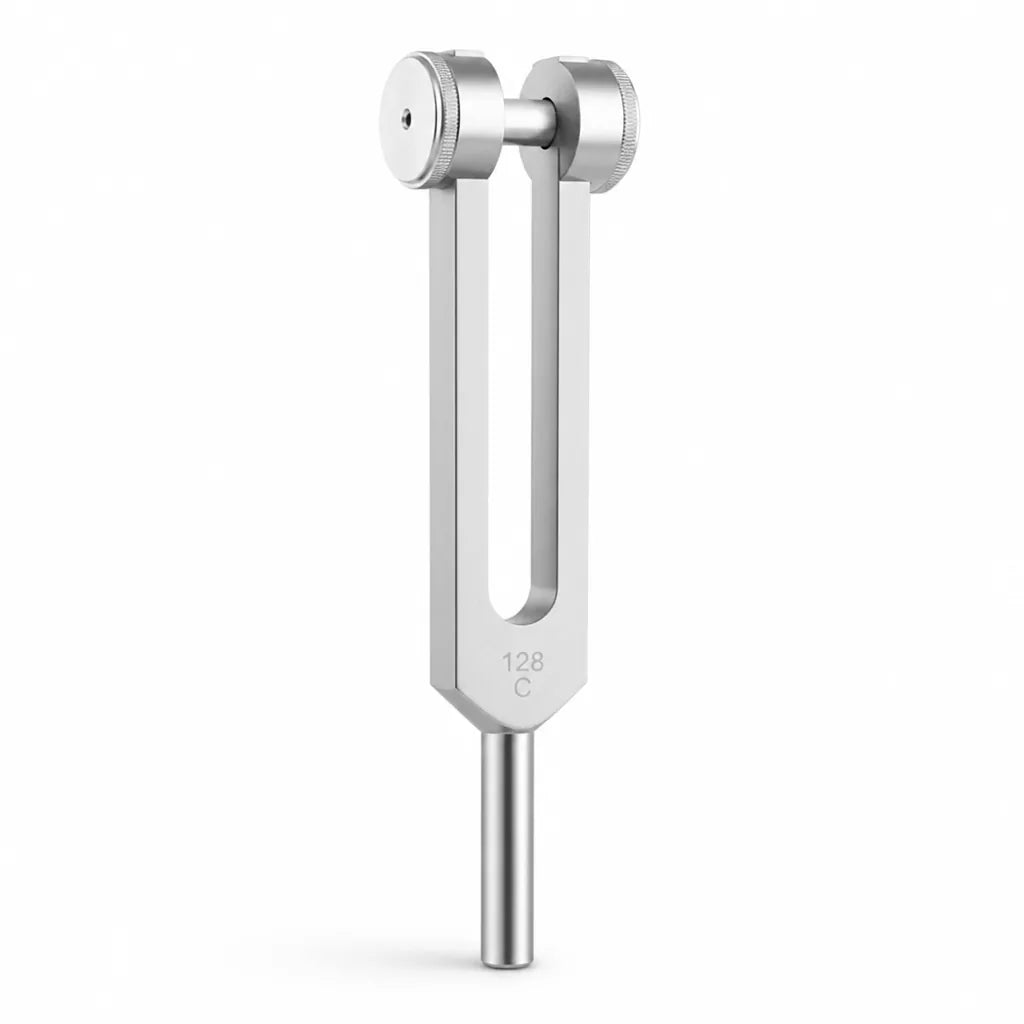 Tuning Fork 128 Hz Aluminum & Wood Detects Fractures