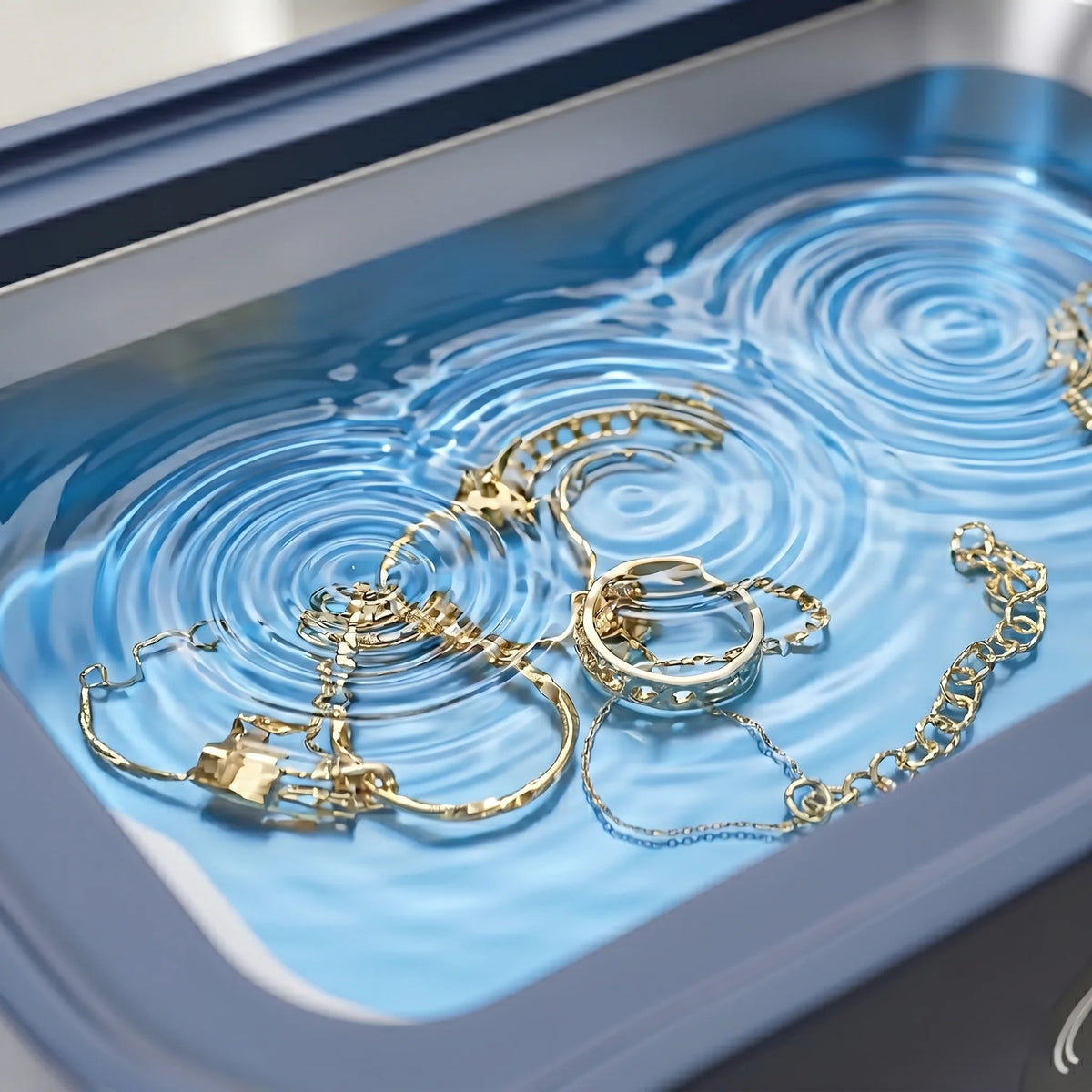 Ultrasonic Cleaner Portable Deep Cleaning Jewelry & Glasses