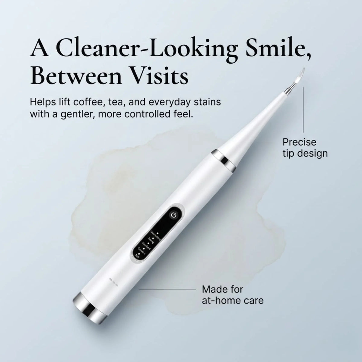 Ultrasonic Dental Scaler Dual-Use USB-C Rechargeable 6 Brush Heads