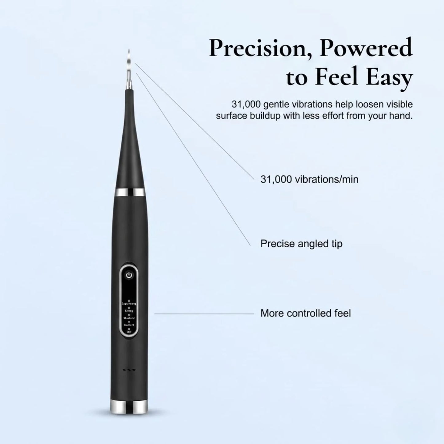 Ultrasonic Dental Scaler Dual-Use USB-C Rechargeable 6 Brush Heads