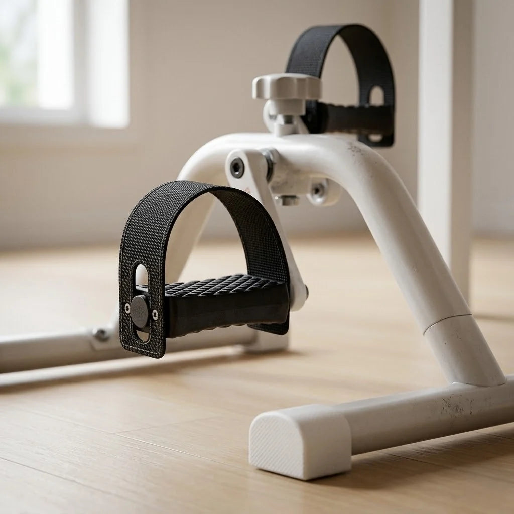 Under-Desk Pedal Exerciser Compact Insert & Screw Styles