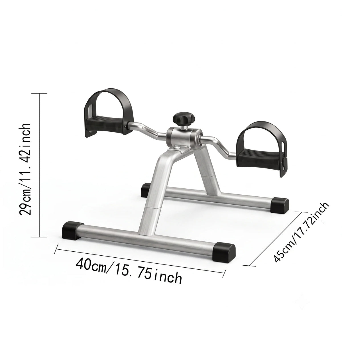 Under-Desk Pedal Exerciser Compact Insert & Screw Styles