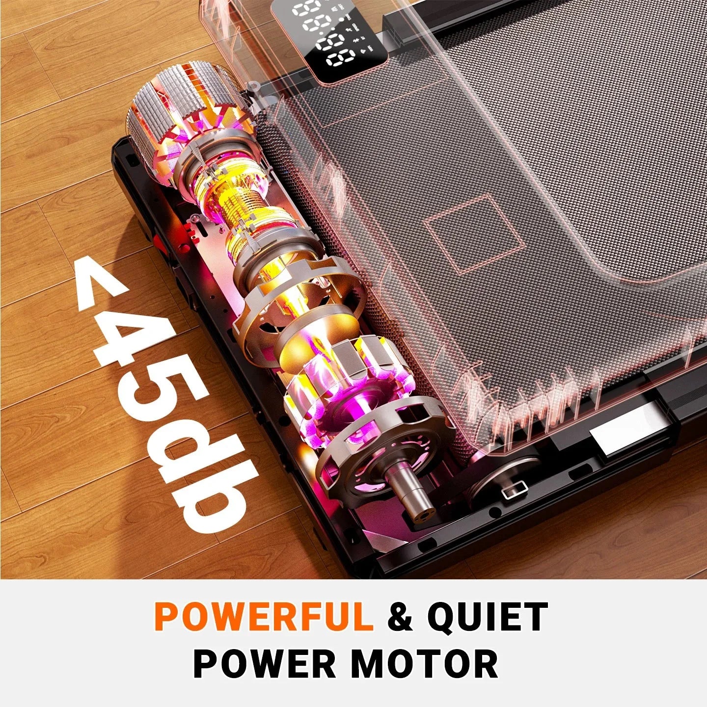 Under-Desk Walking Pad Slim 3.9-Inch Ultra-Quiet Motor