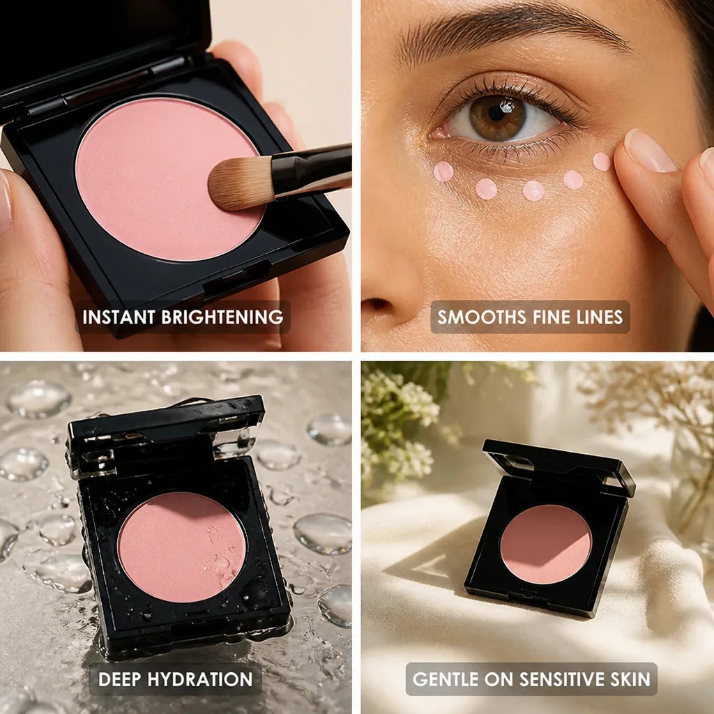 Under-Eye Brightener Brightening & Hydrating Includes Concealer Brush