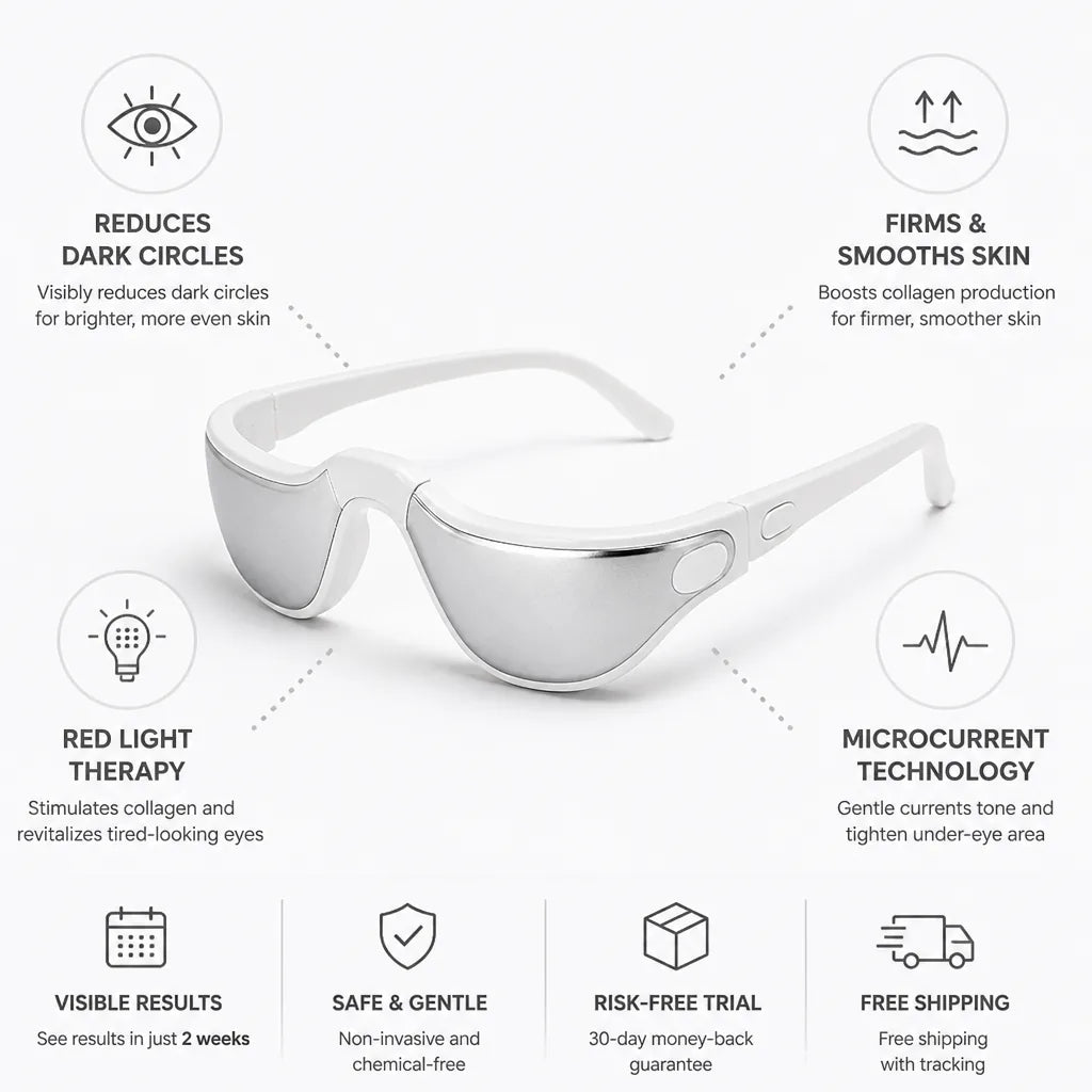 Under-Eye Rejuvenation Device Red Light & Microcurrent