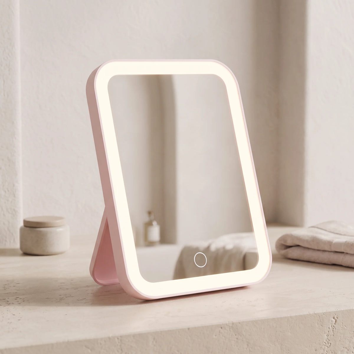 Vanity Mirror Compact Rechargeable LED 3 Light Tones