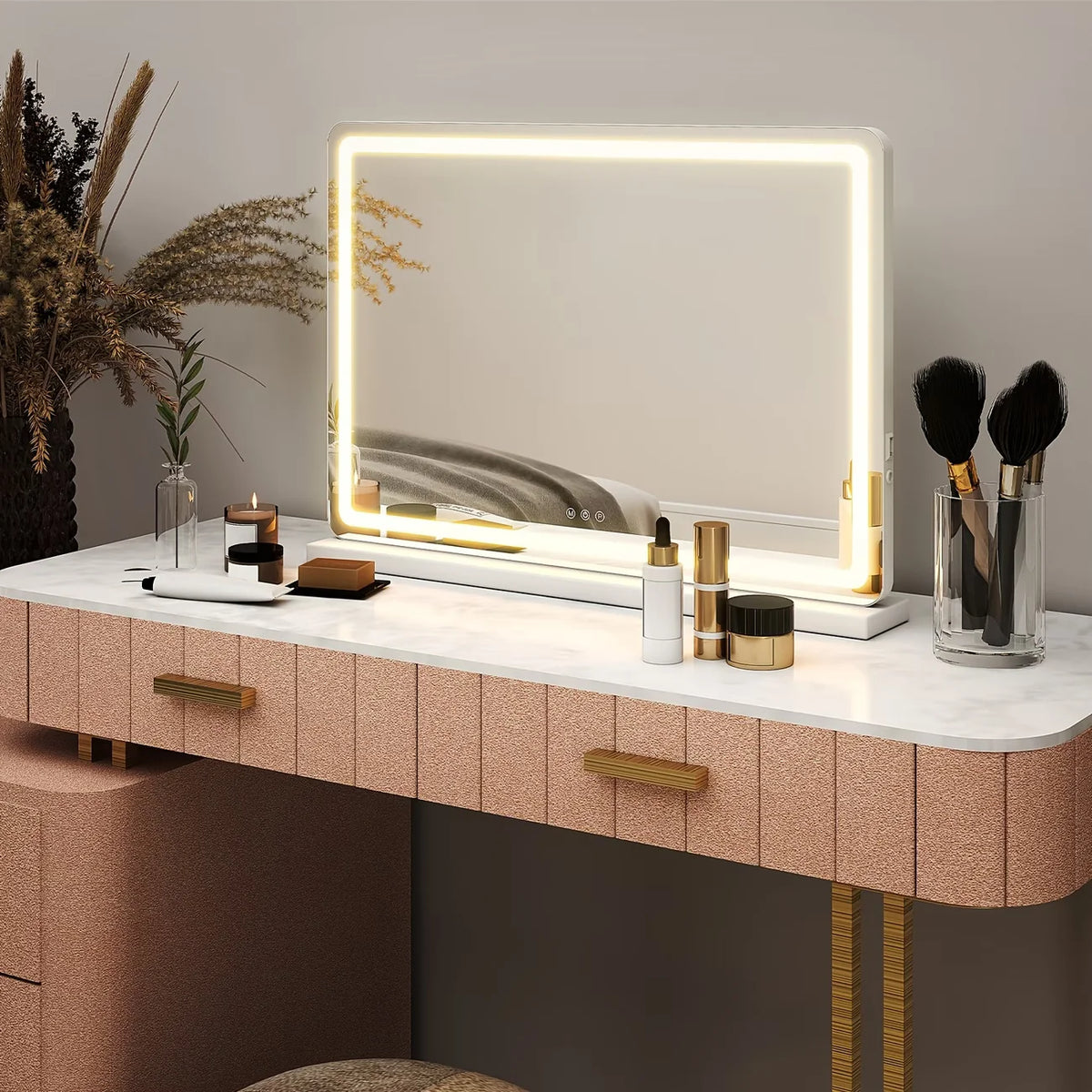 Vanity Mirror Touch Dimmable LED Wall Mounted