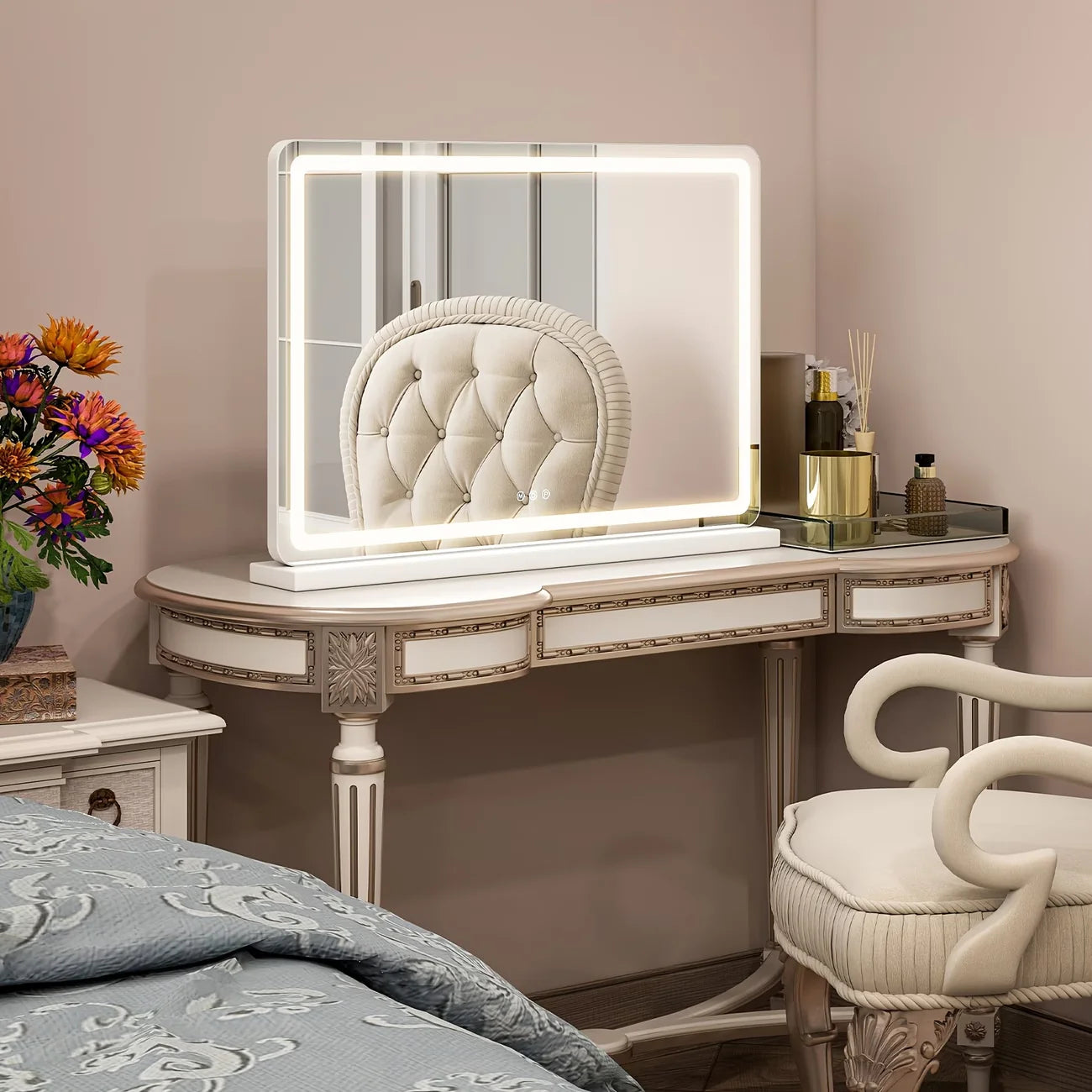 Vanity Mirror Touch Dimmable LED Wall Mounted