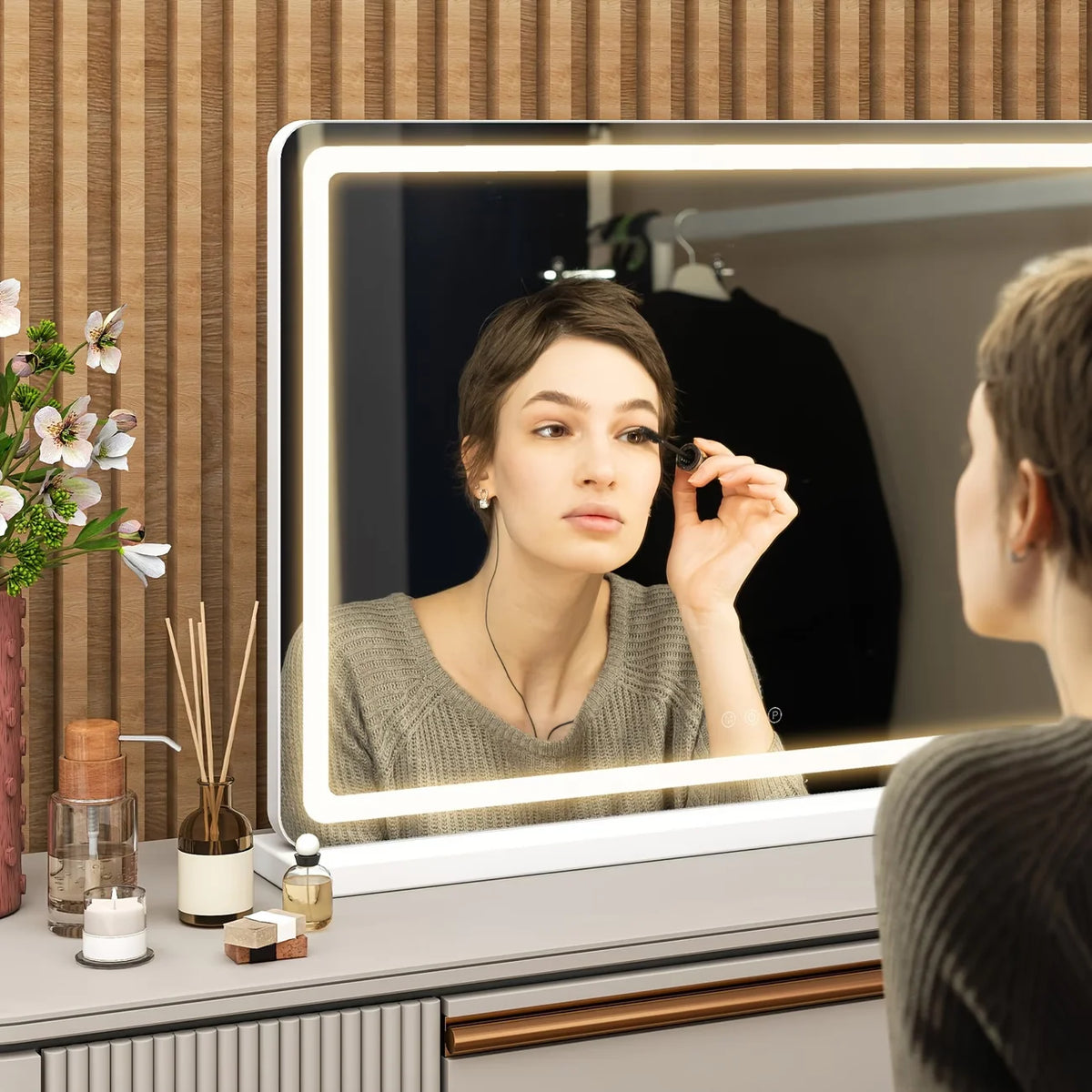 Vanity Mirror Touch Dimmable LED Wall Mounted
