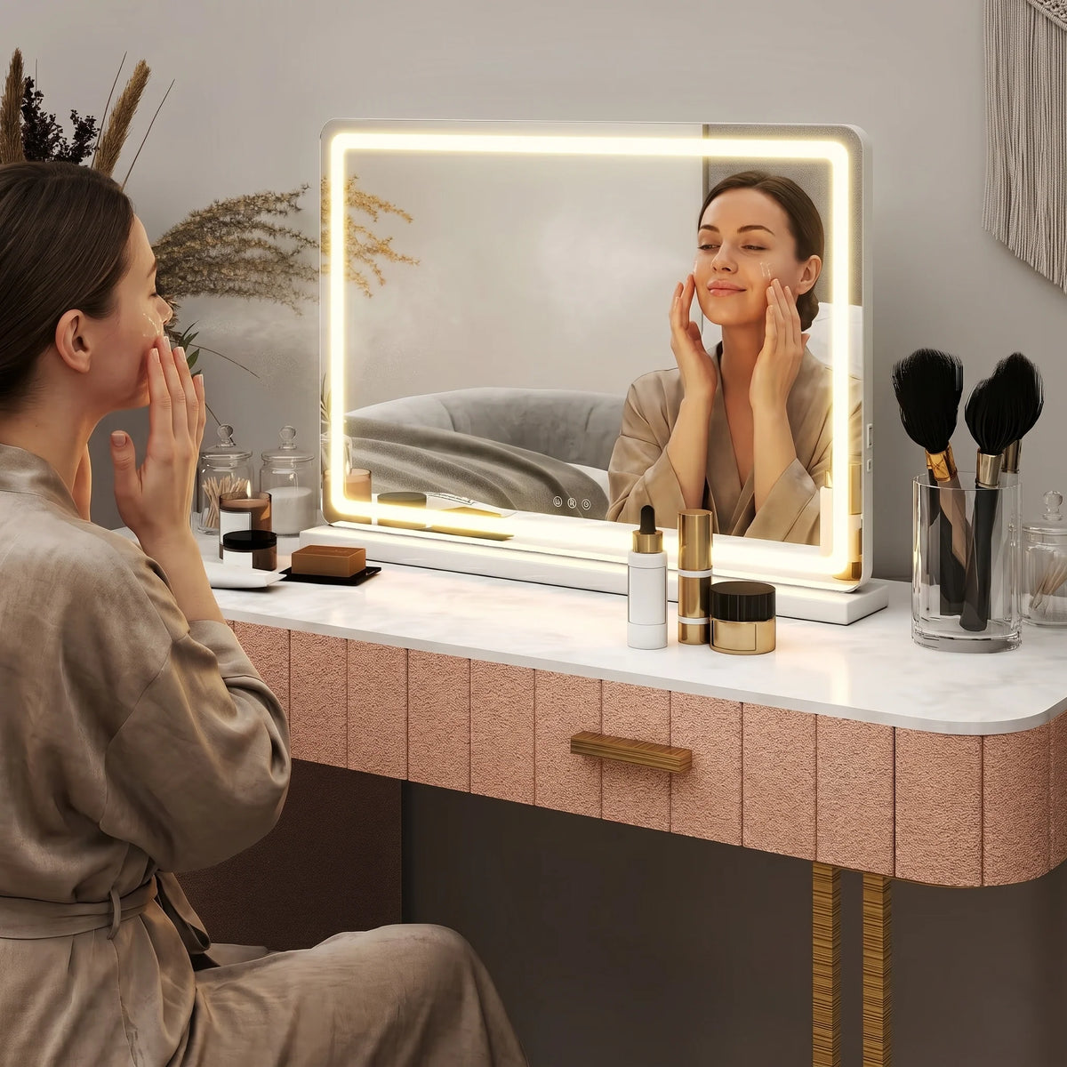 Vanity Mirror Touch Dimmable LED Wall Mounted