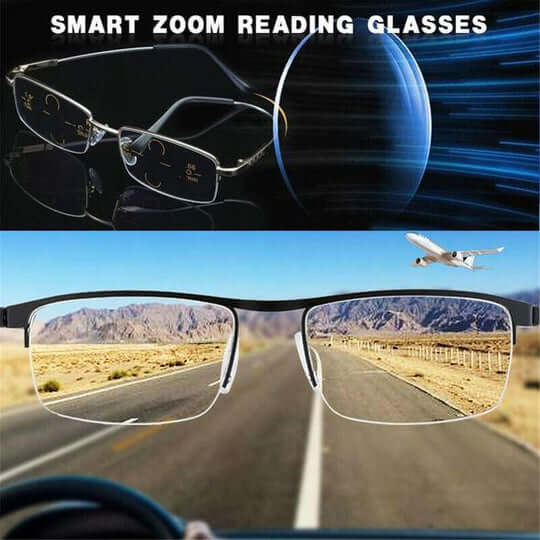 Varifocal Lenses Photochromic Anti-Glare Blue Light Blocking