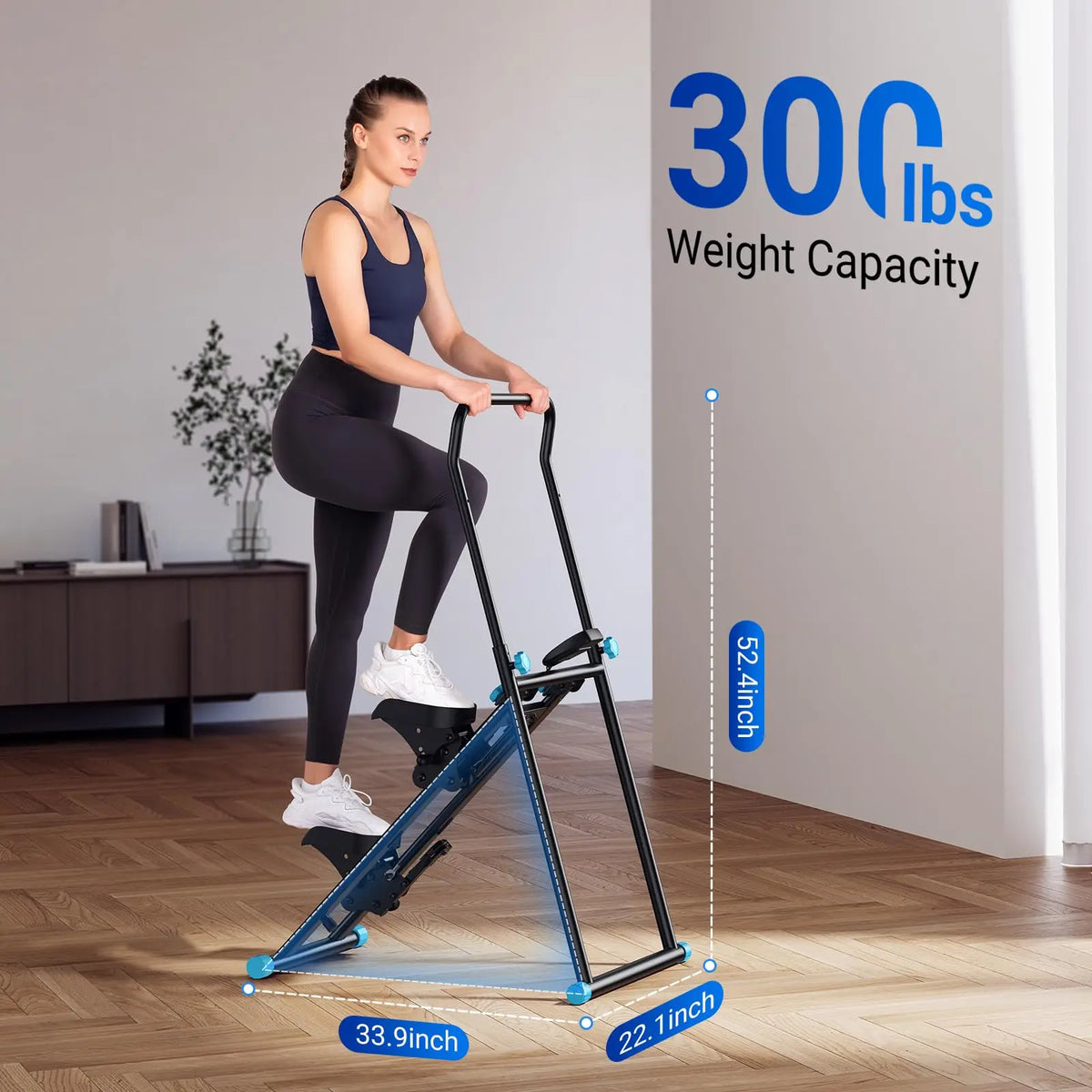 Vertical Climber Full Body Foldable LCD Monitor