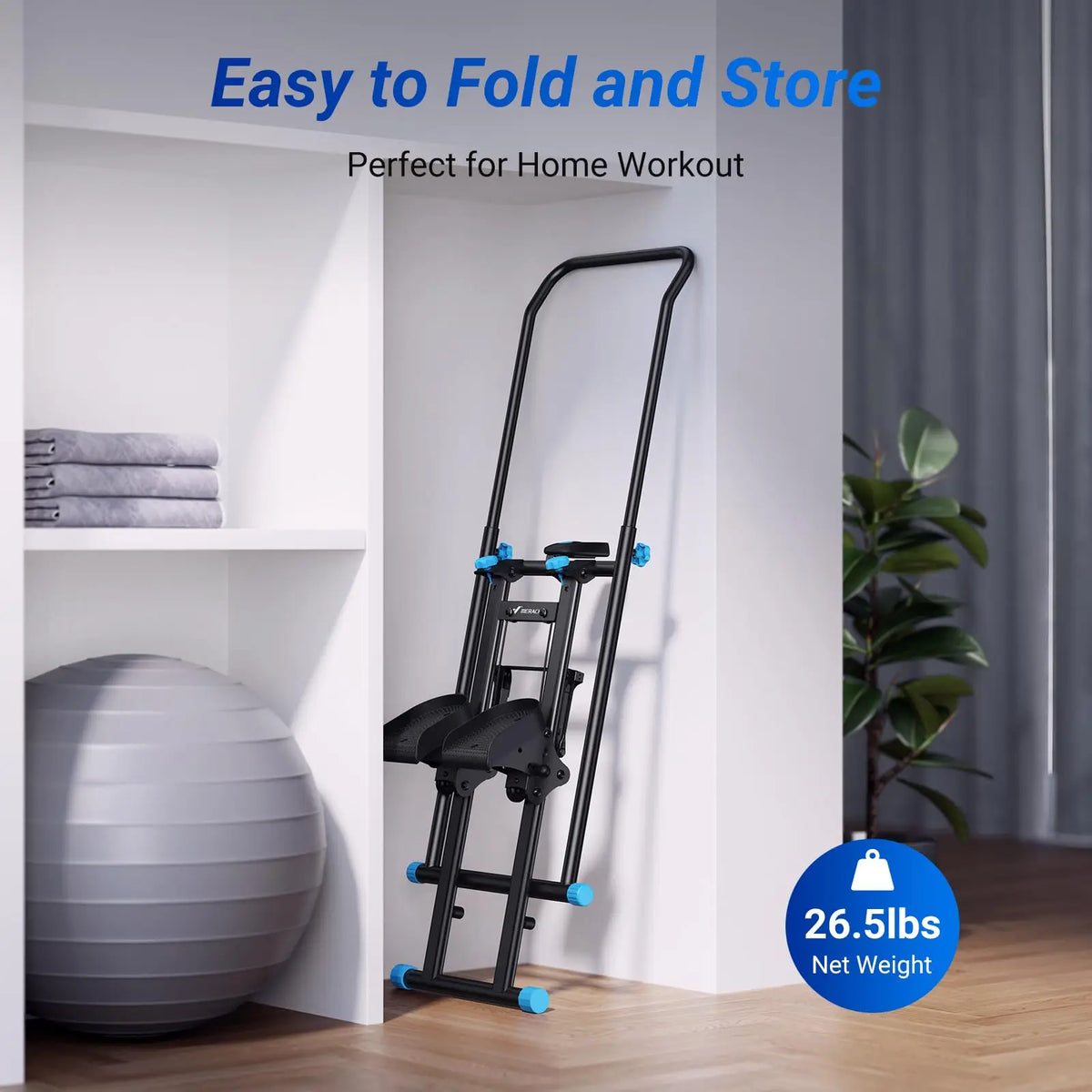 Vertical Climber Full Body Foldable LCD Monitor