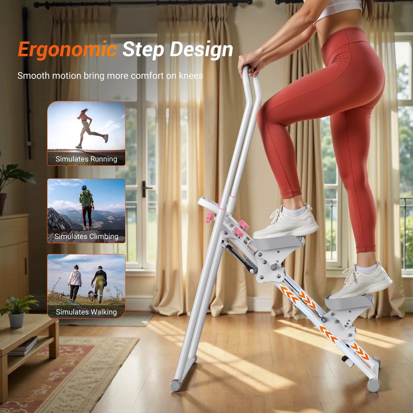 Vertical Climber Full Body Foldable LCD Monitor