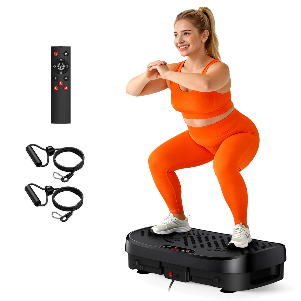 Vibration Plate 120 Speeds Non-Slip 330 Lb Capacity
