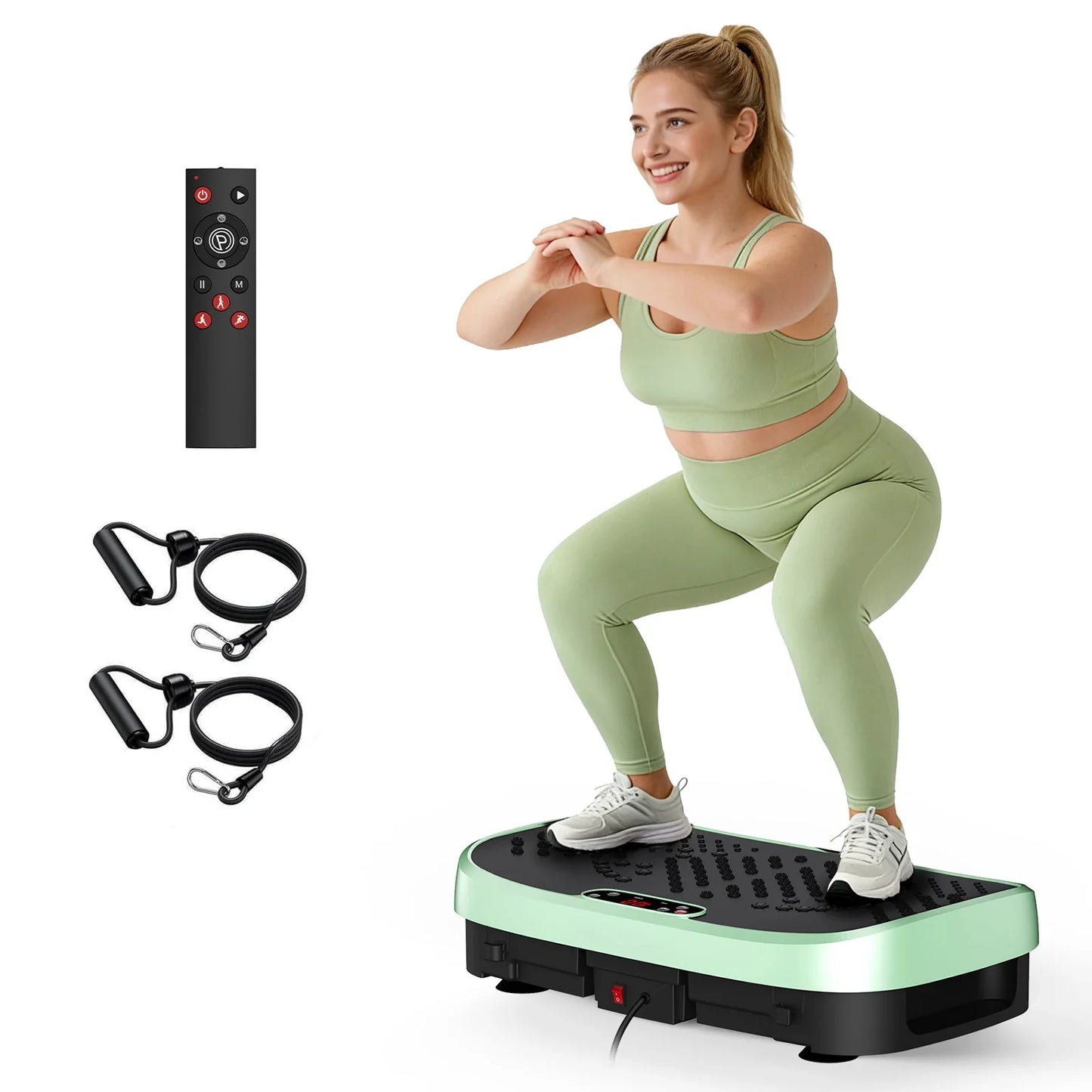 Vibration Plate 120 Speeds Non-Slip 330 Lb Capacity