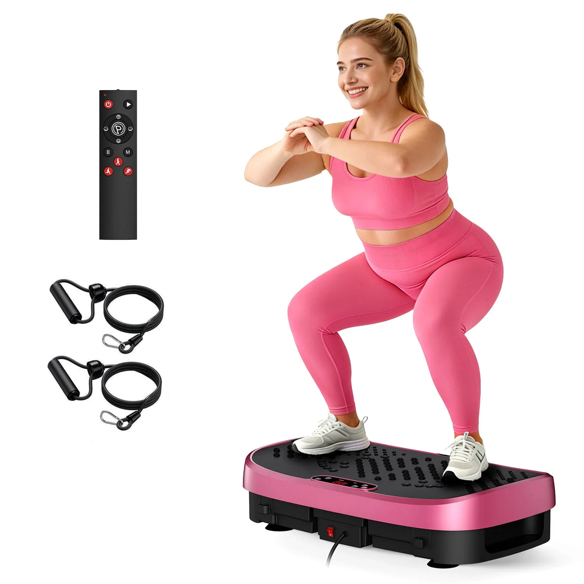 Vibration Plate 120 Speeds Non-Slip 330 Lb Capacity