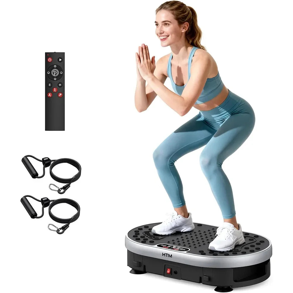 Vibration Plate 120 Speeds Remote & Touch Control