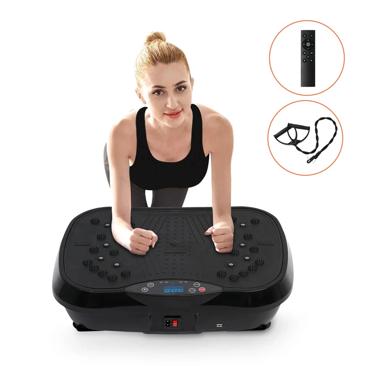 Vibration Plate 99 Speeds LCD & Remote