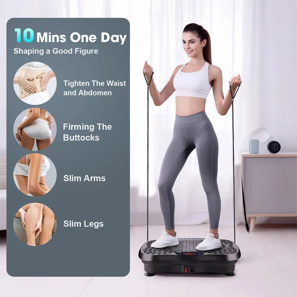 Vibration Plate Bluetooth Foot Massage Adjustable Speeds