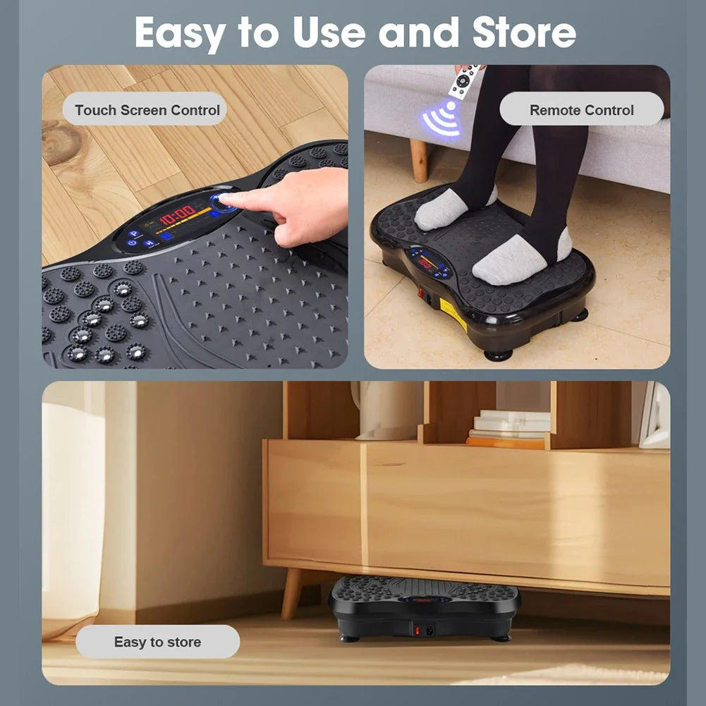 Vibration Plate Bluetooth Foot Massage Adjustable Speeds