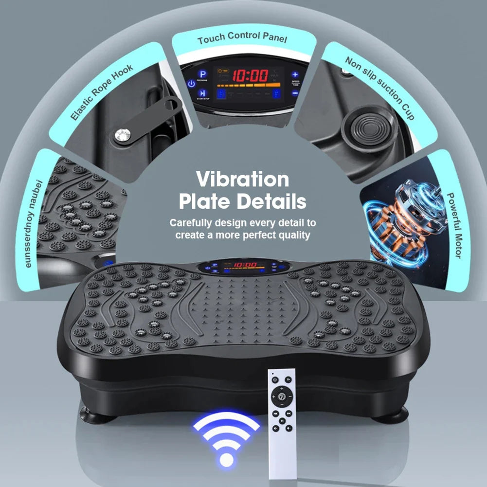 Vibration Plate Bluetooth Foot Massage Adjustable Speeds
